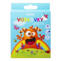 Voskovky 6 farieb Jumbo Príšerka