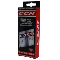 Šnúrky CCM Proline Voskované 244cm, čierna, 96"