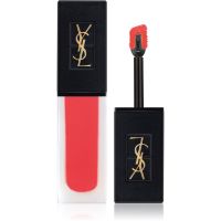 Yves Saint Laurent Tatouage Couture Velvet Cream високо пигментирано кремообразно червило с матиращ ефект цвят 202 Coral Symbol 6 мл.