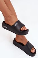 BIG STAR SHOES Klapki Damskie Piankowe Na Masywnej Platformie Big Star