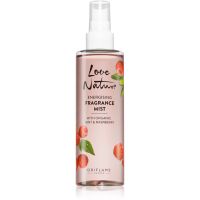 Oriflame Love Nature Organic Mint & Raspberry osvežujoče pršilo za telo z vonjem maline 200 ml