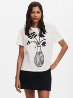 Desigual Shadow Tricou Alb