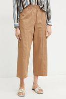 Weekend Max Mara pantaloni de bumbac