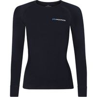 PROGRESS MT TDRZ Дамска мерино тениска с дълъг ръкав, черно, размер
