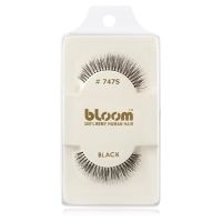 Bloom Natural künstliche Wimpern aus Naturhaar No. 747S (Black) 1 cm