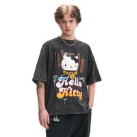 Cropp - Majica s potiskom Hello Kitty - črna