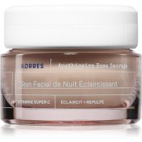 Korres Wild Rose regeneračná nočná starostlivosť 40 ml