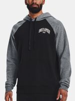 Under Armour UA Rival WM Colorblock HD Sweatshirt Schwarz