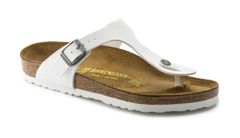 Birkenstock Gizeh Birko-Flor Regular Fit White Unisex - Sandále Birkenstock - Biela - 0745531-7.5 - Size: 7.5