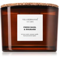 Vila Hermanos Apothecary Fresh Basil & Rhubarb aроматична свічка 350 гр