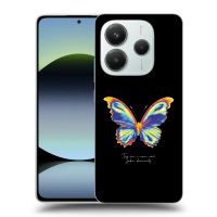Silikónový čierny obal pre Xiaomi Redmi Note 14 4G - Diamanty Black