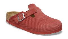 Birkenstock Boston Suede Embossed Narrow Fit