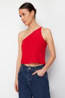 Trendyol Red Single Strap Woven Blouse