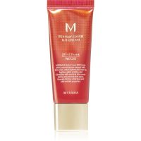 Missha M Perfect Cover BB krém nagyon magas UV védelemmel kis csomagolás árnyalat No. 25 Warm Beige SPF 42/PA+++ 20 ml