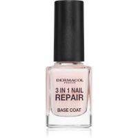 Dermacol Nail Care 3 in 1 Reparaturlack für die Nägel 11 ml