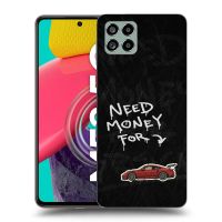 Silikónový čierny obal pre Samsung Galaxy M53 5G - Track Mode