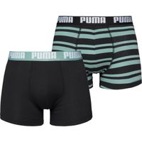 Puma HERITAGE STRIPE BOXER 2P Мъжки боксерки, черно, размер