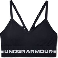 Under Armour SEAMLESS LOW LONG BRA Спортно  бюстие, черно, размер