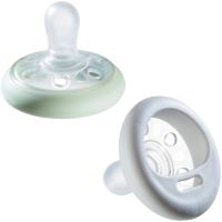 Tommee Tippee Closer To Nature Breast-like 6-18 m пустушка Natural 2 кс