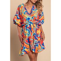 Elegantes Minikleid Mit Print Toretta, Rot