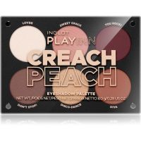 Inglot PlayInn Eyeshadow Palette Lidschattenpalette Farbton Creach Peach 8 g