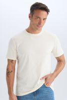 DEFACTO New Regular Fit Crew Neck Basic Plain Short Sleeve T-Shirt