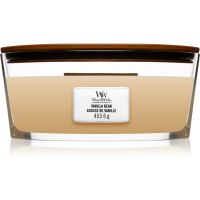 Woodwick Vanilla Bean ароматна свещ с дървен фитил (hearthwick) 453.6 гр.