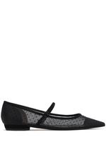10mm Double T Mesh Mary Jane Flats