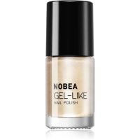 NOBEA Metal Gel-like Nail Polish lak za nohte z gel učinkom odtenek frosting #N16 6 ml