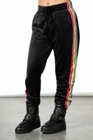 Damenhosen (Jogginghose) KILLSTAR Coven Chill Velour - Schwarz 4XL