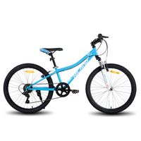 Juniorské horské kolo Hiland Climber 24" • 125-150 cm 12,5" (125-150 cm) modrá