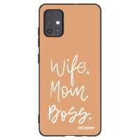 Silikónový čierny obal pre Samsung Galaxy A51 A515F - Boss Mama