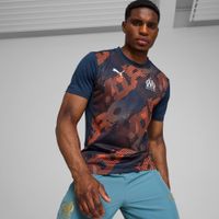 PUMA Olympique de Marseille Pre-match Kurzarmtrikot Herren, Kleidung, Blau, XXL