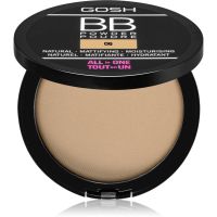 Gosh BB mattító púder árnyalat 06 Warm Beige 6.5 g