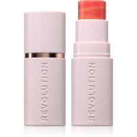 Makeup Revolution Skin Silk Blush Stick róż do policzków w kremie w sztyfcie odcień Sunkissed Apricot 4.5 g