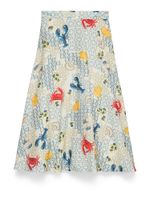 VERO MODA Suknja 'VMVALENTINA'  plava / žuta / siva / tamno crvena