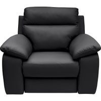 Celina Home KRESLO UŠIAK, koža, čierna