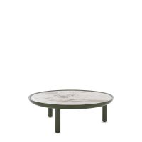 K-Top table kulatý 105 cm zelená/symfonie Kartell