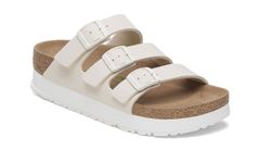 Birkenstock Florida III PAP Flex Platform Birko-Flor Narrow Fit Ženy - Sandály Birkenstock - Bezbarvá - 1029751-5 - Size: 5