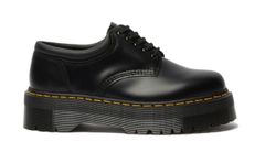 Dr. Martens 8053 Quad Smooth Leather Platform Shoes Ženy - Obuv Dr. Martens - Černá - DM24690001-9 - Size: 9