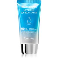 Farmstay Hyaluronic UV Shield Sun Block Cream защитен крем за лице с хиалуронова киселина SPF 50+ 70 гр.