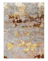 Kusový koberec Miro 51463.802 Abstraction grey / gold 80x150 cm