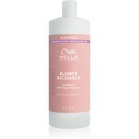 Wella Professionals Invigo Blonde Recharge šampon za blond lase za nevtralizacijo rumenih odtenkov 1000 ml