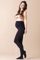 Mateřské punčochové kalhoty Fiore Juno Mama 50 DEN Černá 4-L