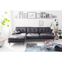 MID.YOU ROHOVÁ SEDAČKA, textil, antracitová