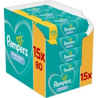 Pampers Fresh Clean vlažne maramice za djecu za osjetljivu kožu 15x80 kom