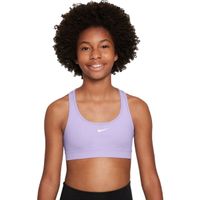 Nike DRI-FIT SWOOSH Момичешко спортно бюстие, лилаво, размер
