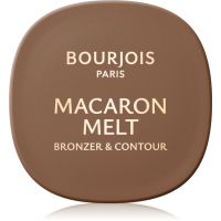 Bourjois Macaron Melt Bronzer & Contour bronzer in puder za konture 2 v 1 odtenek 02 Milky Mocha 5 g