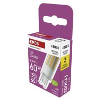 LED žárovka Classic JC / G9 / 4,9 W (60 W) / 806 lm / neutrální bílá