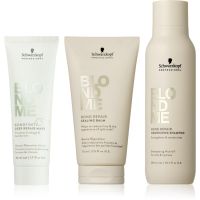 Schwarzkopf Professional Blondme Repair Nourishing Set set za blond lase